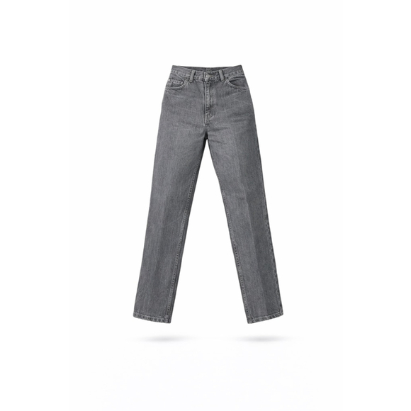 Levi's Denim - Vintage 80s/90 Levi’s 505 Women’s Gray Wash Jeans Made in USA Straight Leg Sz 11